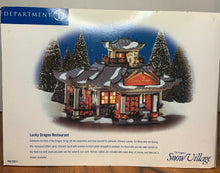 Load image into Gallery viewer, Dept 56- Snow Village &quot;Lucky Dragon Restaurant&quot;
