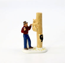 Load image into Gallery viewer, Dept 56- Snow Village &quot;Jonathan the Bear Man&quot; accessory
