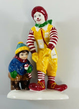 Load image into Gallery viewer, Retired Dept 56- Snow Village &quot;Kids, Candy Canes &amp; Ronald McDonald&quot;
