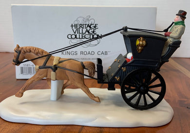 Department 56 Dickens' Village Kings Road Cab Accessory