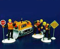 Department 56 Snow Village Men at Work