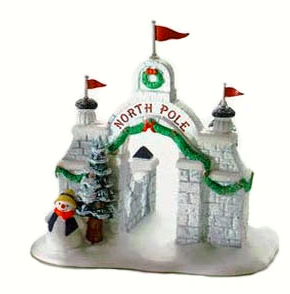 Department 56 North Pole Village North Pole Gate Accessory