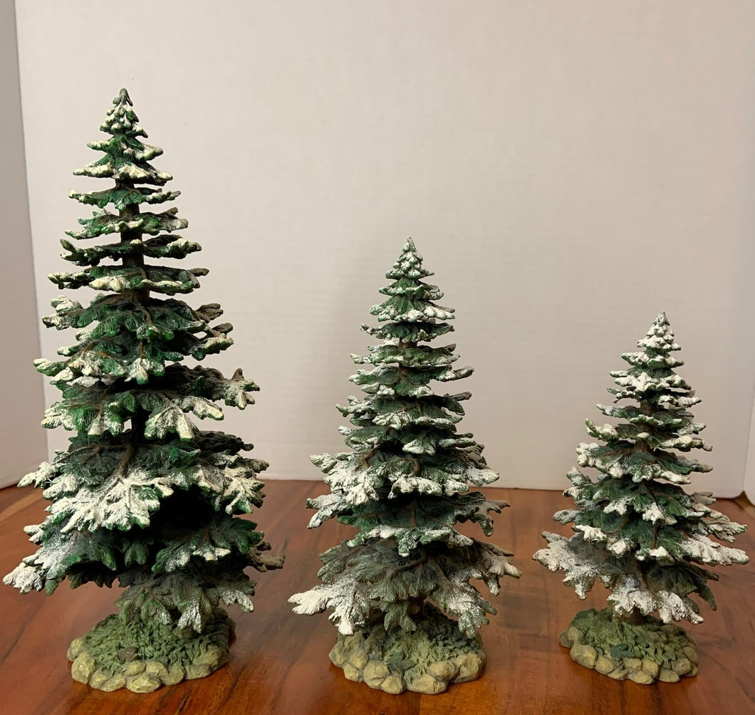 Dept 56- Village Pequot Pines Trees