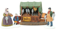 Load image into Gallery viewer, Department 56- Dickens&#39; Village &quot;Poultry Market&quot;
