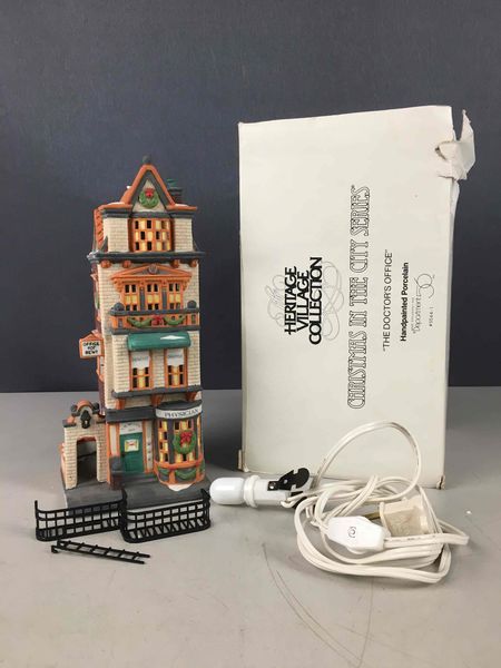 Department 56 Christmas in the City Doctors Office