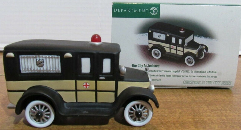 Department 56- Christmas in the City "The City Ambulance"