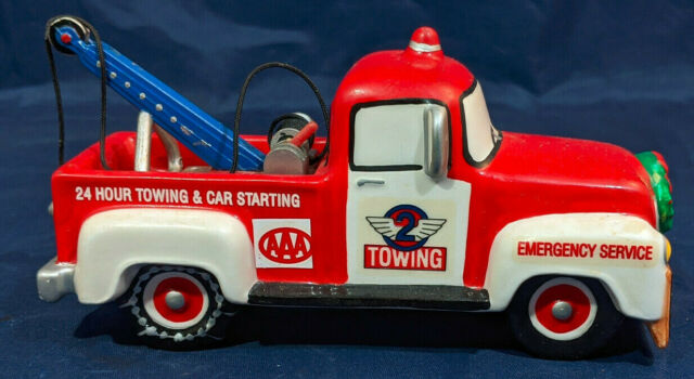 Department 56 Snow Village AAA Tow Truck