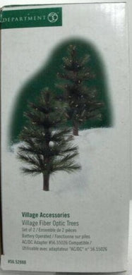 Dept 56 Village Fiber Optic Trees