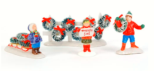 Department 56 Snow Village Wreaths for Sale