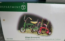 Load image into Gallery viewer, Department 56- Village Accessories &quot;Village Bicycle &amp; Tricycle&quot;
