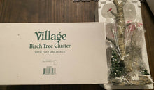 Load image into Gallery viewer, Dept 56- "Birch tree cluster with 2 mailboxes" 
