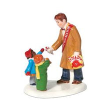 Load image into Gallery viewer, Dept 56- Snow Village &quot;Candy Canes from the Mayor&quot; 
