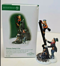 Load image into Gallery viewer, retired Department 56- Dickens&#39; Village &quot;Chimney Sweep &amp; Son&quot;
