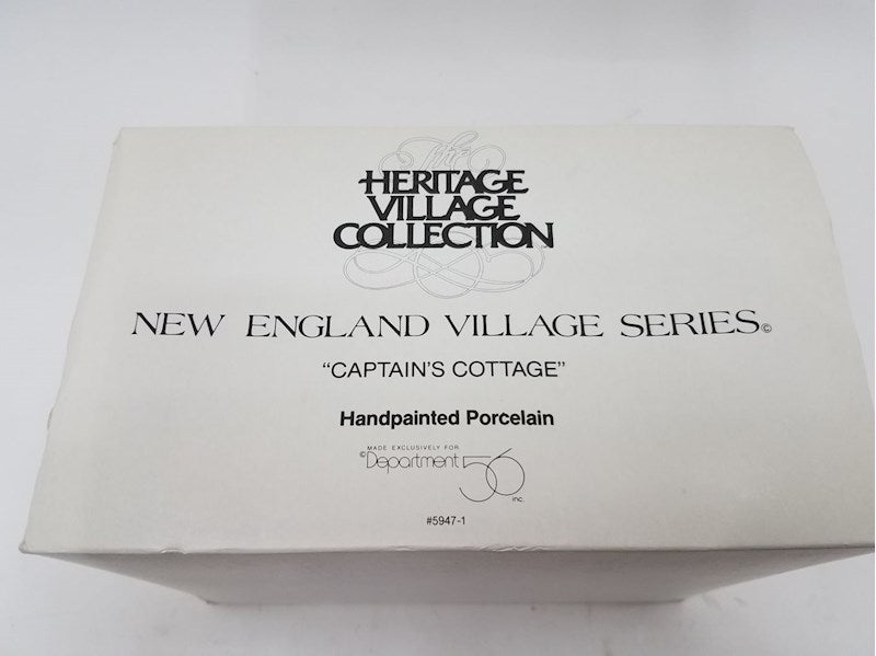 Retired Dept 56 Captains Cottage