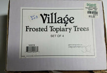 Load image into Gallery viewer, Dept 56- &quot;Frosted Topiary Trees&quot;
