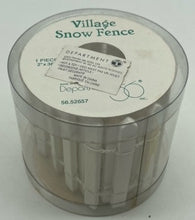 Load image into Gallery viewer, Dept 56- Village &quot;Snow Fence&quot; white
