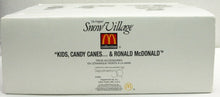 Load image into Gallery viewer, Department 56- Snow Village &quot;Kids, Candy Canes &amp; Ronald McDonald&quot;
