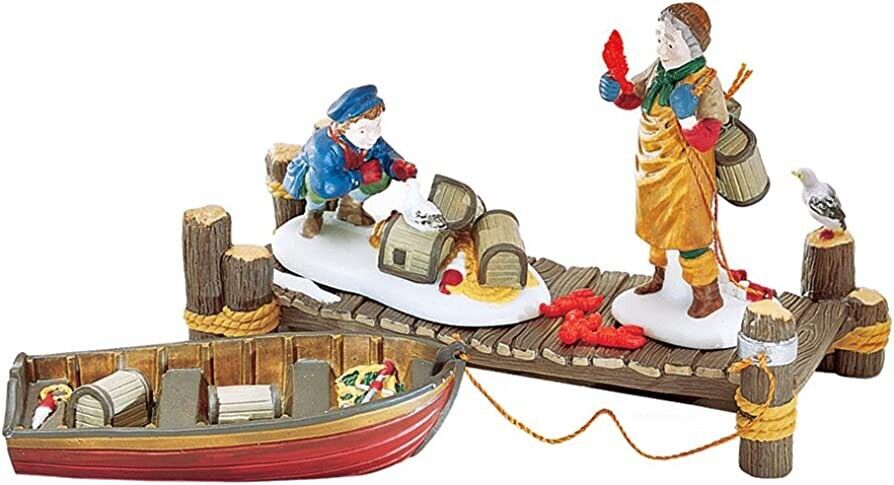 Dept 56- New England Village "Lobster Trappers"
