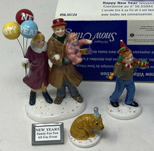 Load image into Gallery viewer, Dept 56 Snow Village &quot;Happy New Year&quot;
