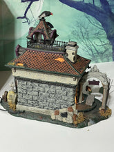 Load image into Gallery viewer, Department 56 Snow Village Halloween RIP Rest in Peace Tombstones back
