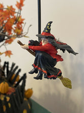 Load image into Gallery viewer, Dept 56- Snow Village Halloween &quot;Up, Up and Away Witch&quot;
