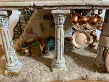 Load image into Gallery viewer, Dept 56 Little Town of Bethlehem Spice &amp; Copper Vendor&#39;s Colonnade
