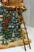Load image into Gallery viewer, Dept 56 Little Town of Bethlehem Rug Merchant&#39;s Colonnade ladder detail
