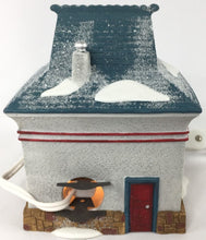 Load image into Gallery viewer, Dept 56 North Pole Village &quot;Beard Barber Shop&quot; back
