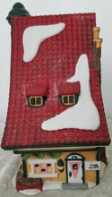 Load image into Gallery viewer, Department 56 North Pole Village &quot;Elfin Snow Cone Works&quot; side
