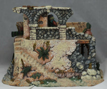 Load image into Gallery viewer, Department 56 Little Town of Bethlehem Rug Merchant&#39;s Colonnade back
