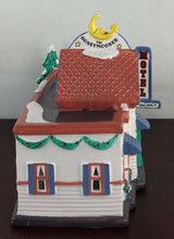 Load image into Gallery viewer, Dept 56 Snow Village The Honeymooner Motel side
