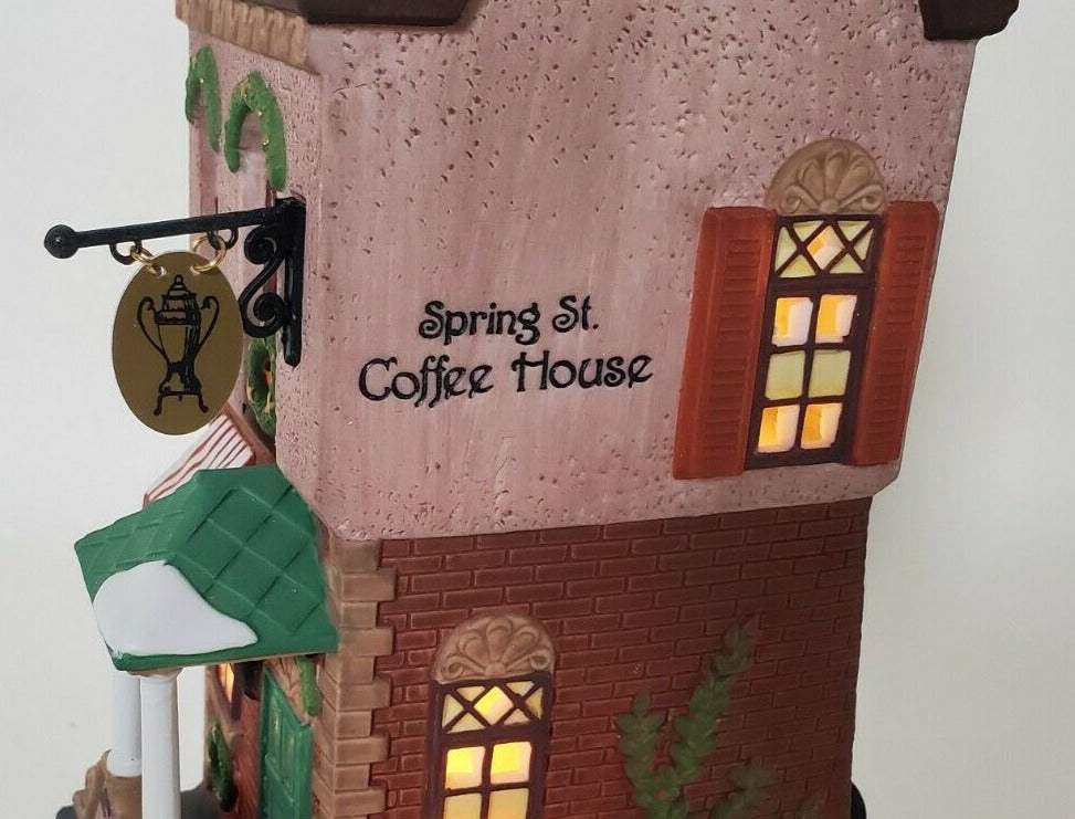 Department 56 Christmas in the City Spring Street Coffee House