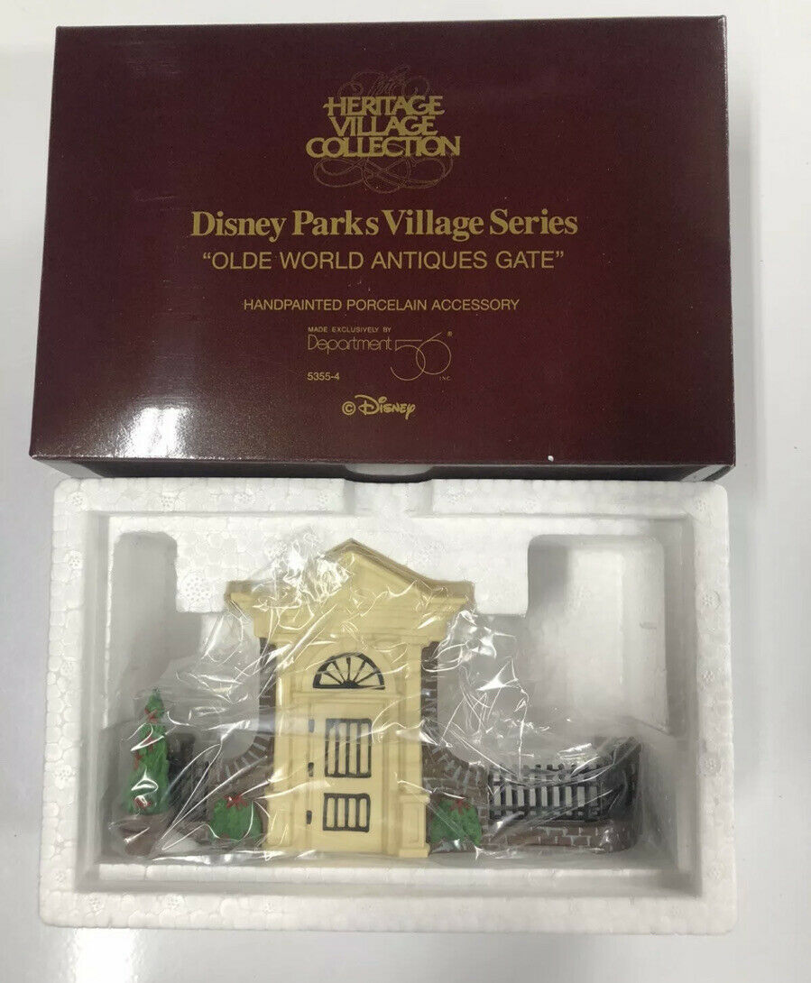 Department 56 Disney Parks "Olde World Antiques Gate"
