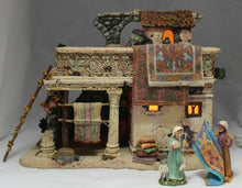 Load image into Gallery viewer, Department 56 Little Town of Bethlehem Rug Merchant&#39;s Colonnade
