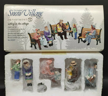 Load image into Gallery viewer, Department 56- Snow Village &quot;Sitting in the Village&quot;
