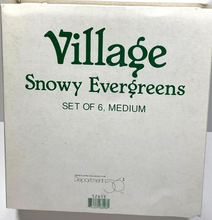 Load image into Gallery viewer, Department 56- Village Accessory &quot;Snowy Evergreens&quot; tree
