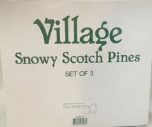 Load image into Gallery viewer, Dept 56- Village &quot;Snowy Scotch Pines&quot; 
