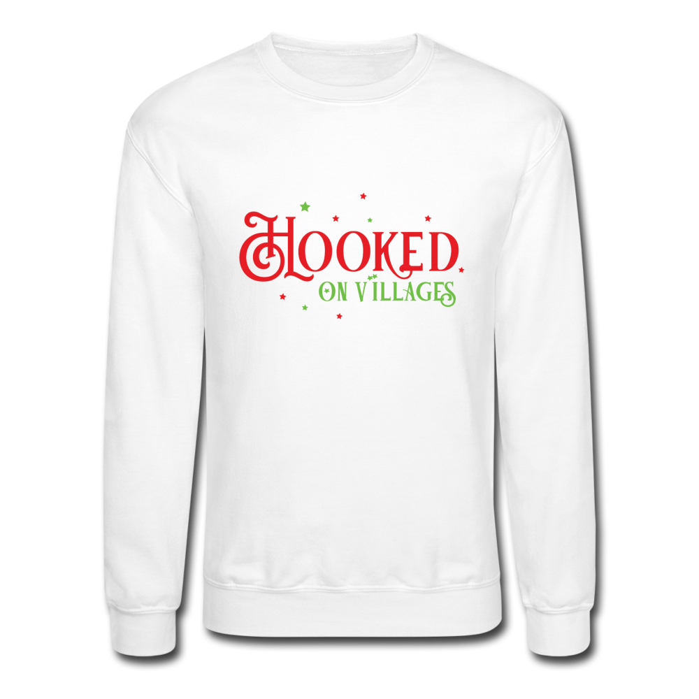 Hooked on Villages Sweatshirt - white