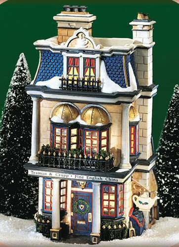 Retired Dept 56 Dickens' Village Teaman & Crupp China Sho