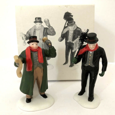 Department 56 Dickens' Village Town Crier & Chimney Sweep