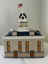 Load image into Gallery viewer, Department 56 Snow Village - Village Town Hall back
