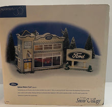 Load image into Gallery viewer, Dept 56- Snow Village &quot;Uptown Motors Ford&quot;
